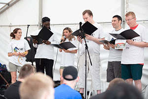 A group from CMG at the C4C Conference