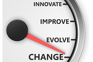 adapted vehicles - a speedo dial pointing to change