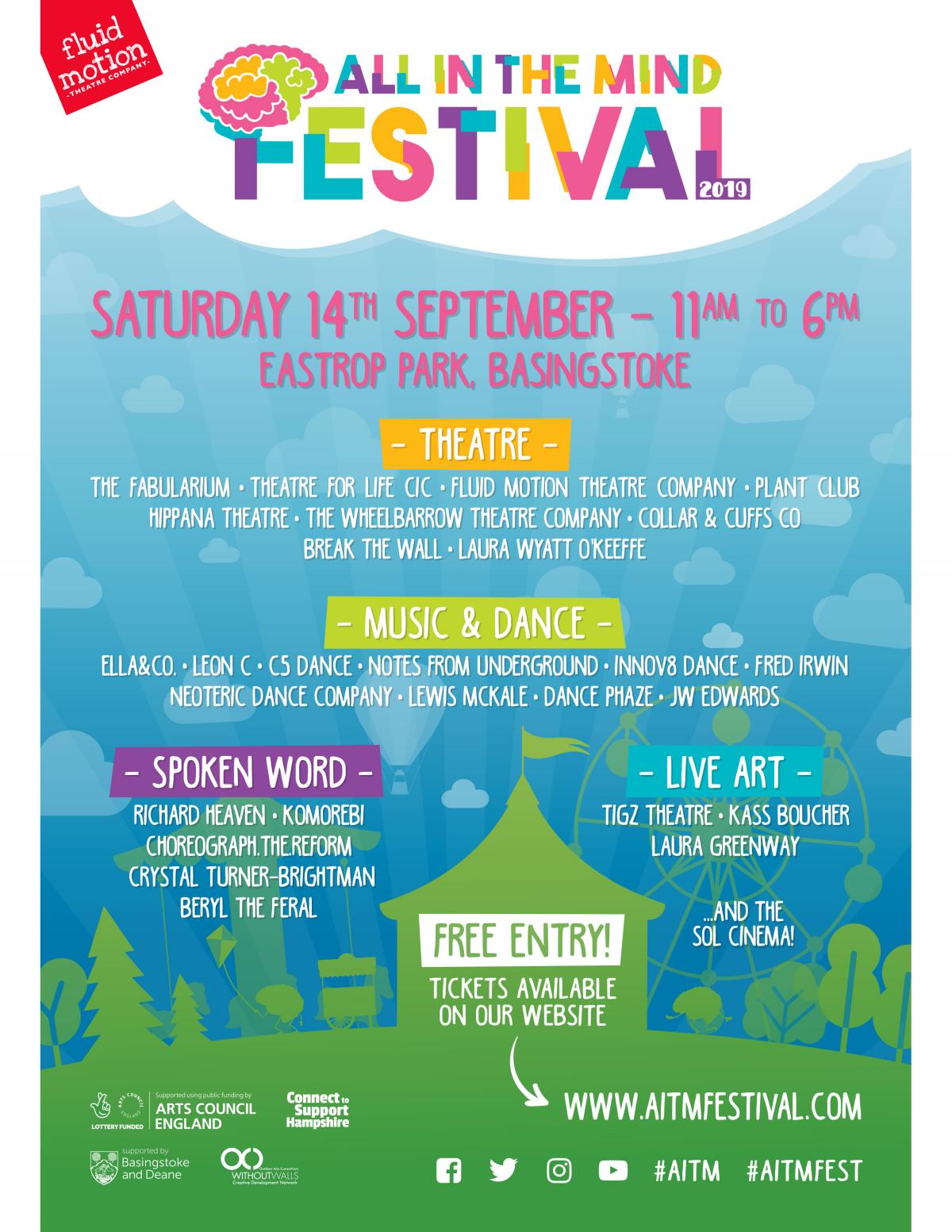 Mental health festival poster