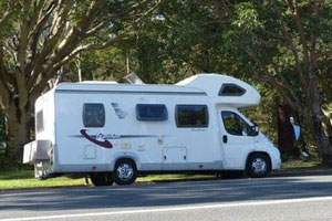 motorhome on road