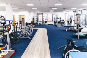 neurokinex gatwick gymn neurokinex on treadmill chosen as the first international NeuroRecovery Community Fitness and Wellness Affiliate of the Christopher & Dana Reeve Foundation