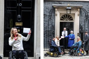 Sophie morgan visits no.10 downing street