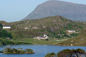 Wheelyboat Loch Drumbeg