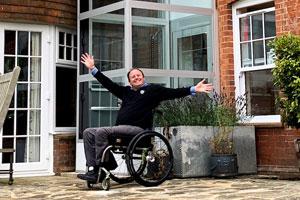 Edward and his home lift