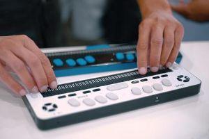 braille reader at sight village events
